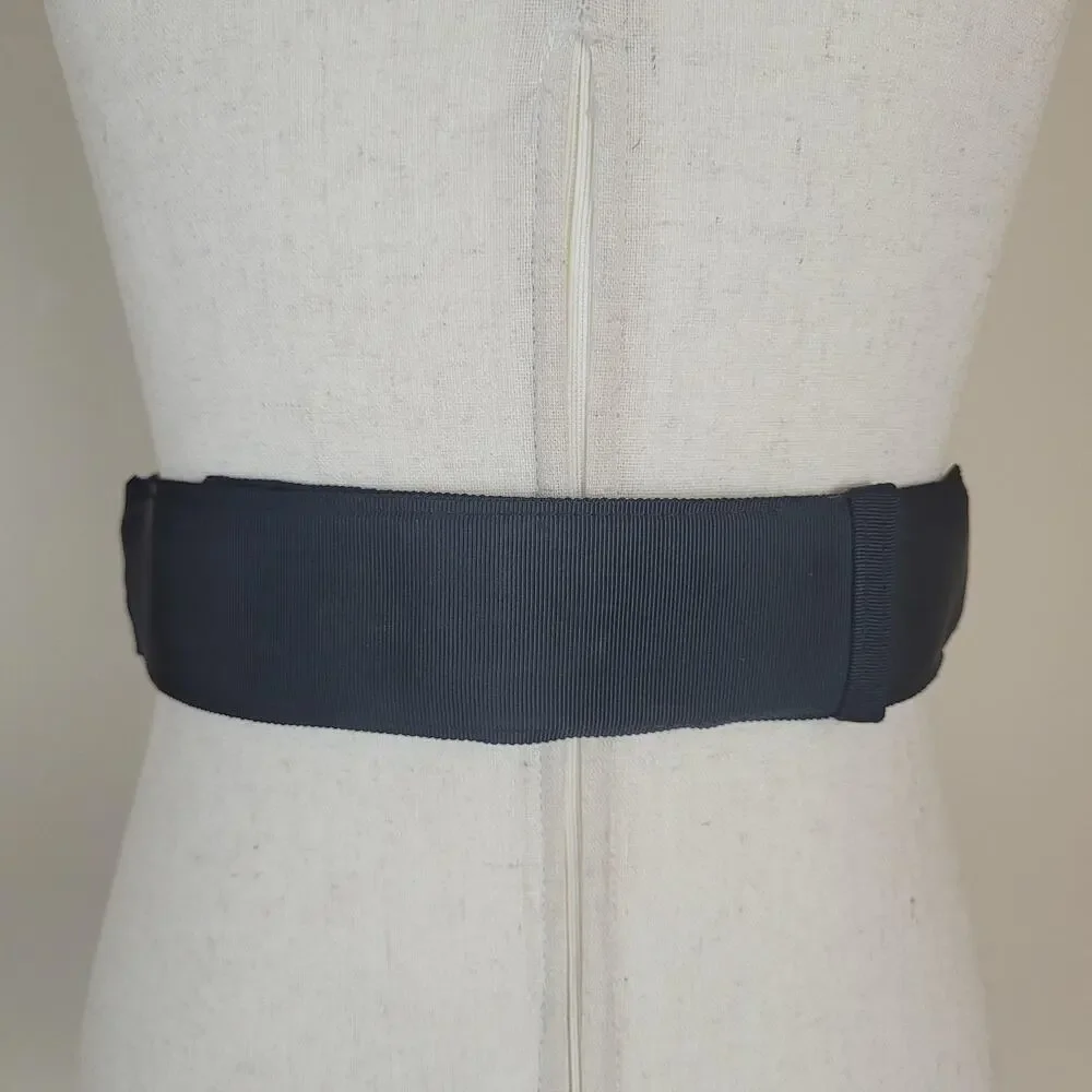 VTG Ginnie Johansen Rope Belt One Size Multicolor Fabric Braided Waist Boho 80s